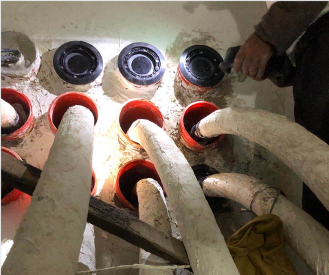 Cable seal in Ningbo Dahe 110kv main substation project Cable seal in Ningbo Dahe 110kv main substation project